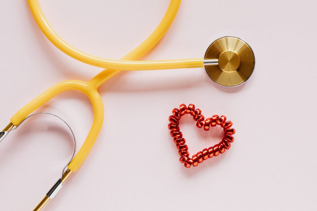 stethoscope and heart